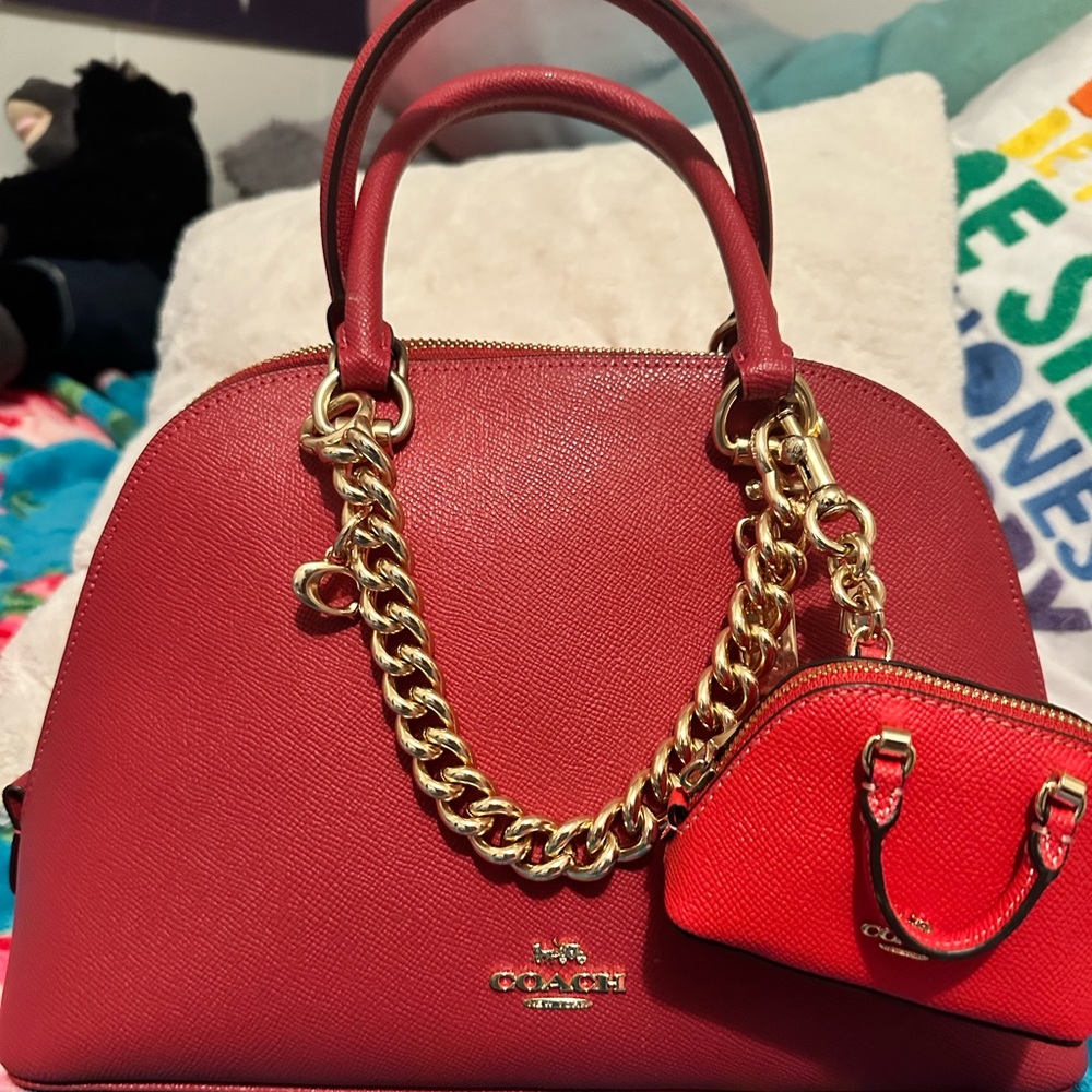 ❤️NEED GONE❤️Coach Katy with Matching Keychain
